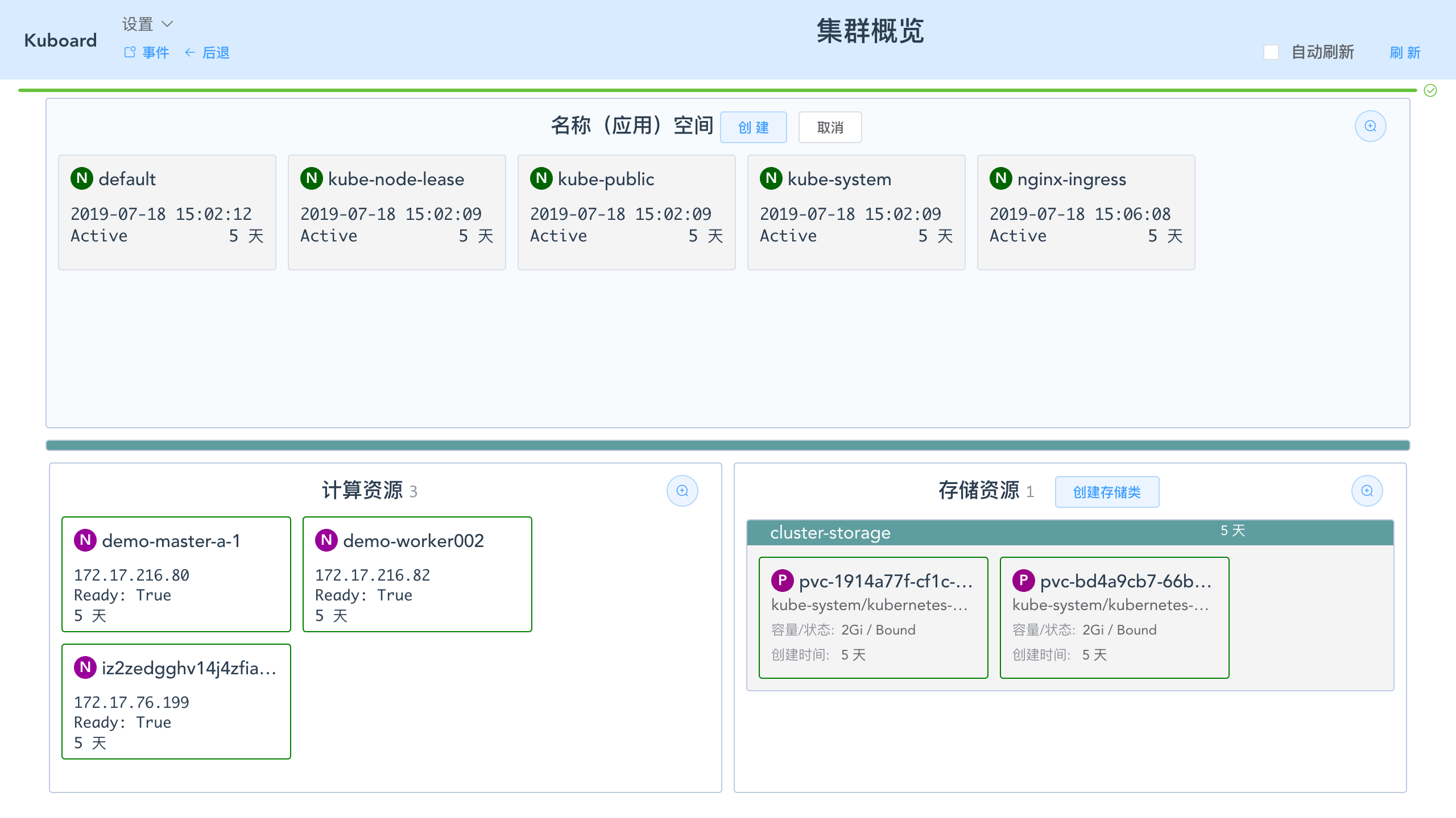 Kubernetes教程：Kuboard界面